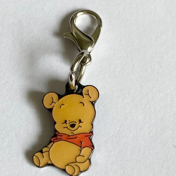 Vintage Disney Winnie The Pooh Tigger Piglet 6 Clip Charms Purse Zipper Pull - Picture 5 of 11